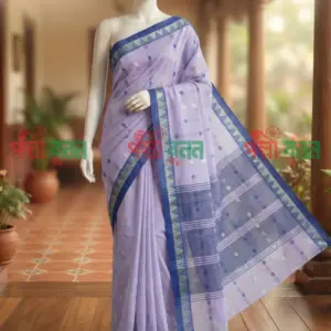 পল্লী বুনন ঐতিহ্যবাহী কটন শাড়ি - (PB-LV-01)