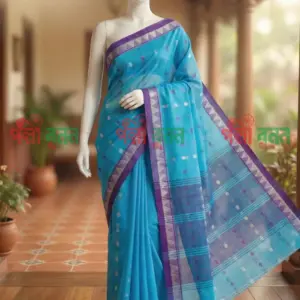 পল্লী বুনন ঐতিহ্যবাহী কটন শাড়ি - (PB-SB-01)